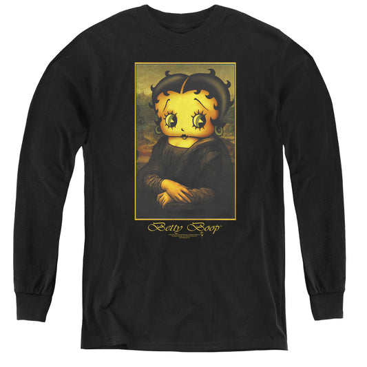 Betty Boop - Boopalisa - Youth Long Sleeve Tee - Black