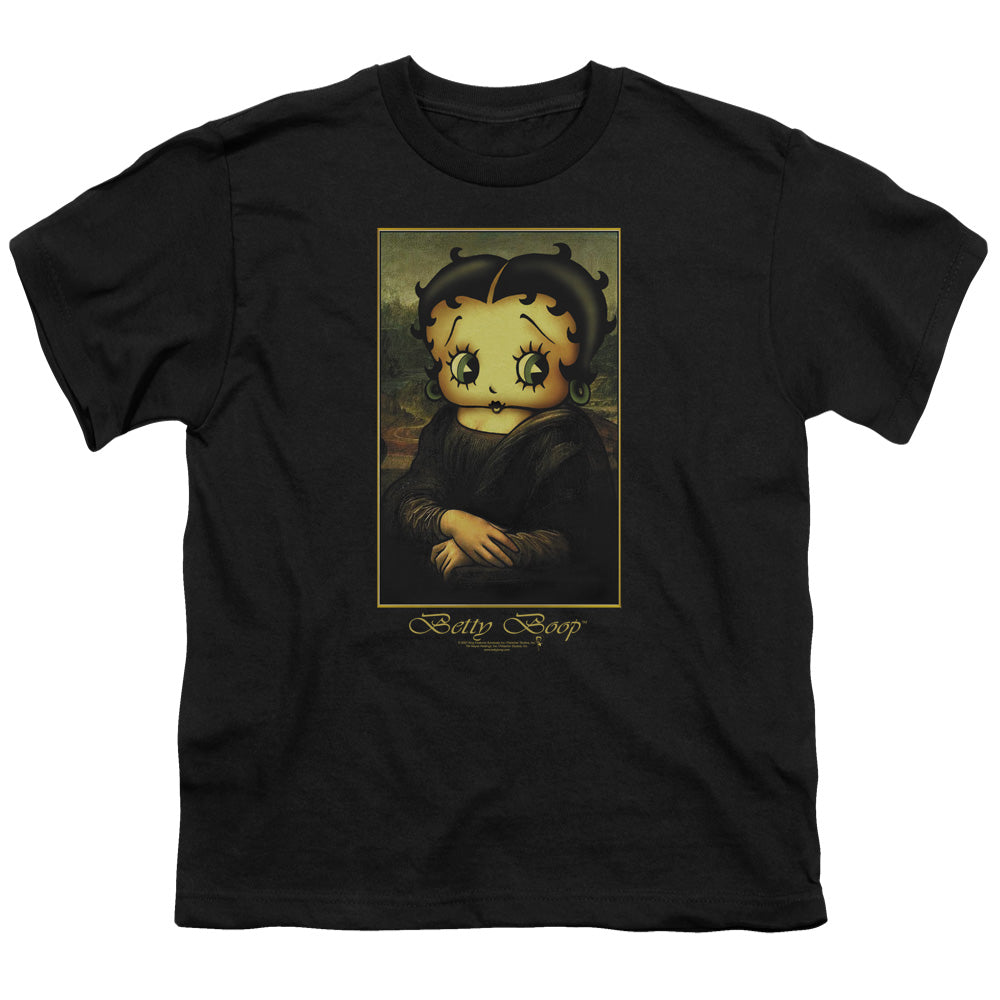 Betty Boop - Boopalisa - Short Sleeve Youth 18/1 - Black T-shirt