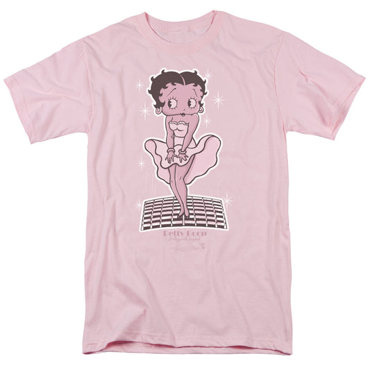 Betty Boop - Hollywood Legend - Short Sleeve Adult 18/1 - Pink T-shirt