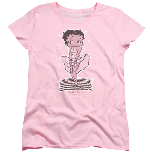 BETTY BOOP HOLLYWOOD LEGEND - S/S WOMENS TEE - PINK T-Shirt