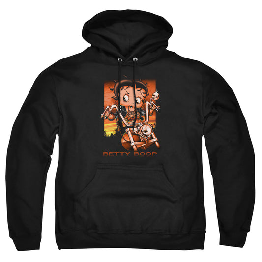 Betty Boop - Sunset Rider - Adult Pull-over Hoodie - Black