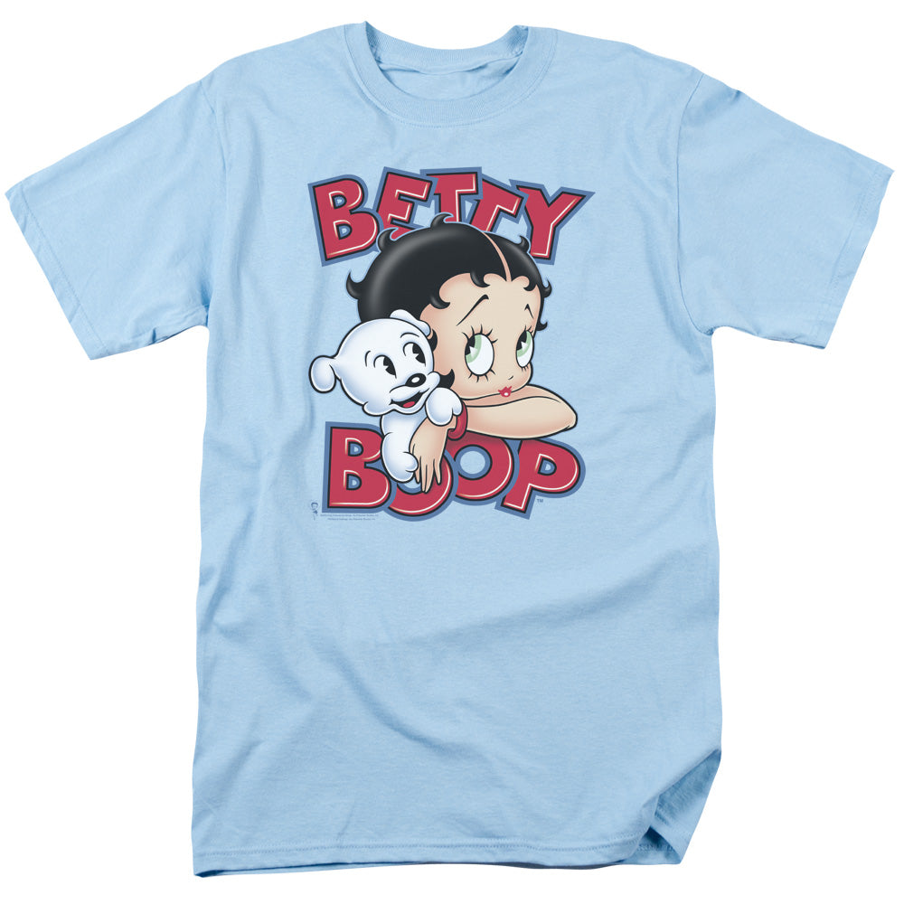 Betty Boop - Forever Friends - Short Sleeve Adult 18/1 - Light Blue T-shirt