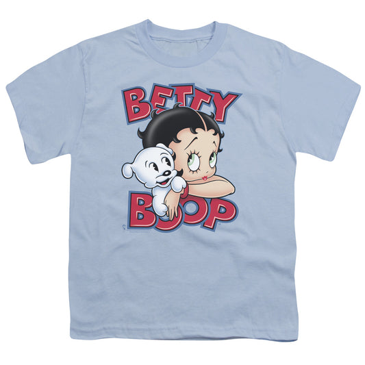Betty Boop - Forever Friends - Short Sleeve Youth 18/1 - Light Blue T-shirt