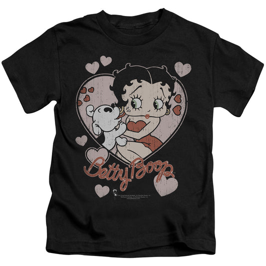BETTY BOOP CLASSIC KISS - S/S JUVENILE 18/1 - BLACK - T-Shirt