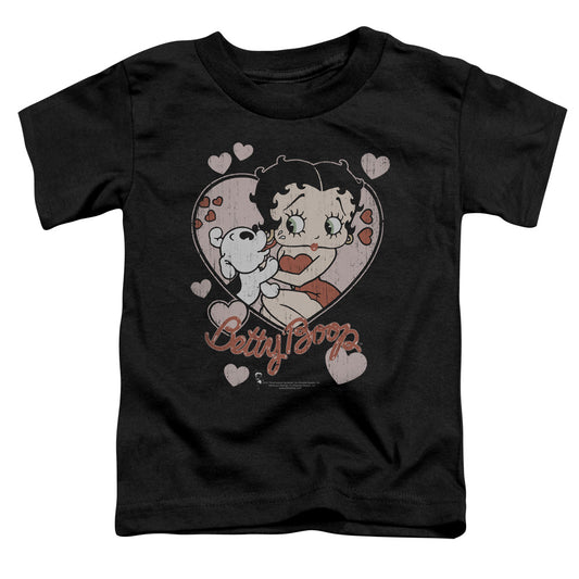 Betty Boop - Classic Kiss - Short Sleeve Toddler Tee - Black T-shirt