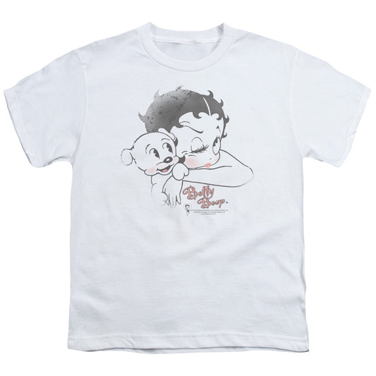 Betty Boop - Vintage Wink - Short Sleeve Youth 18/1 - White T-shirt