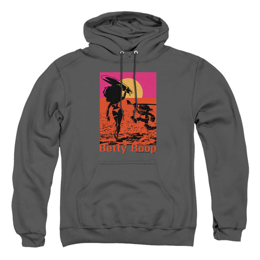 Betty Boop - Summer - Adult Pull-over Hoodie - Charcoal