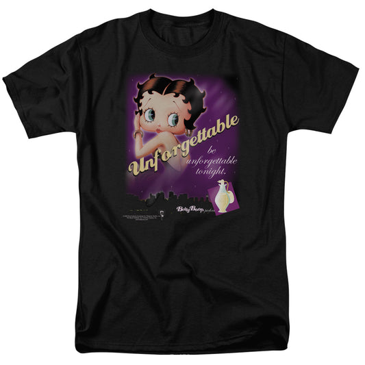 Betty Boop - Unforgettable - Short Sleeve Adult 18/1 - Black T-shirt