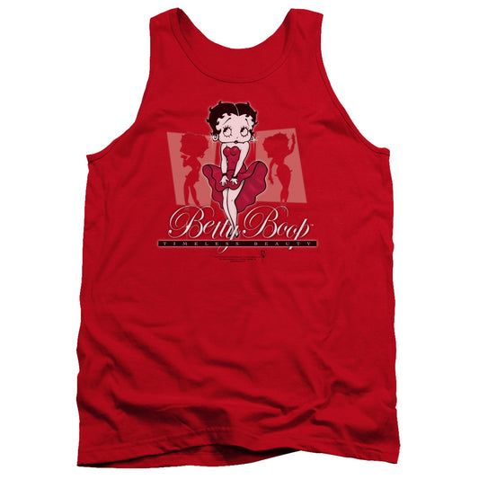 Betty Boop - Timeless Beauty - Adult Tank - Red