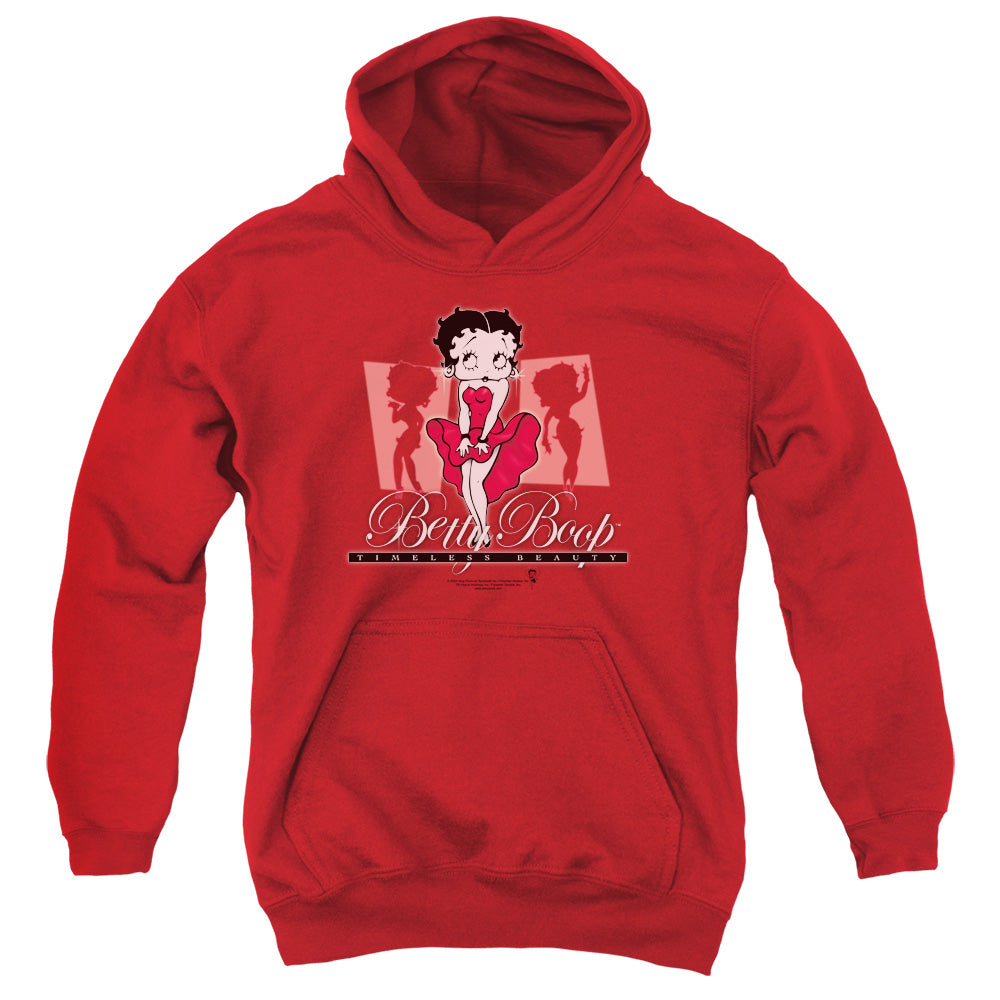 Betty Boop - Timeless Beauty - Youth Pull-over Hoodie - Red