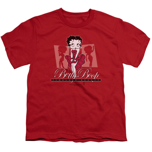 Betty Boop - Timeless Beauty - Short Sleeve Youth 18/1 - Red T-shirt