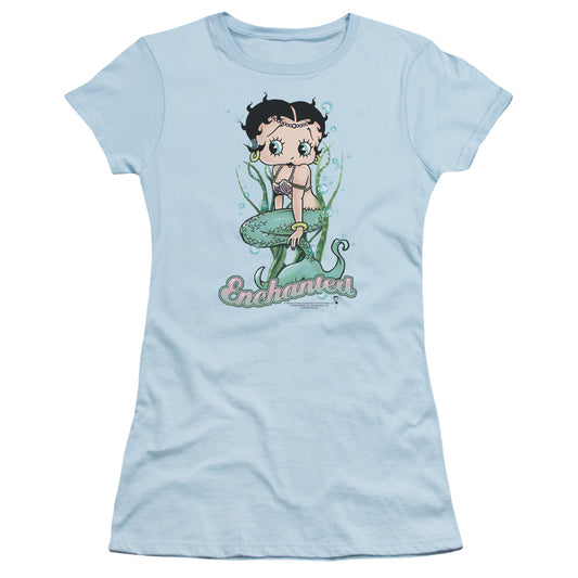 BETTY BOOP ENCHANTED BOOP - S/S JUNIOR SHEER - LIGHT BLUE T-Shirt