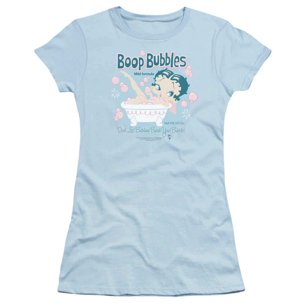 BETTY BOOP BOOP BUBBLES-S/S JUNIOR T-Shirt