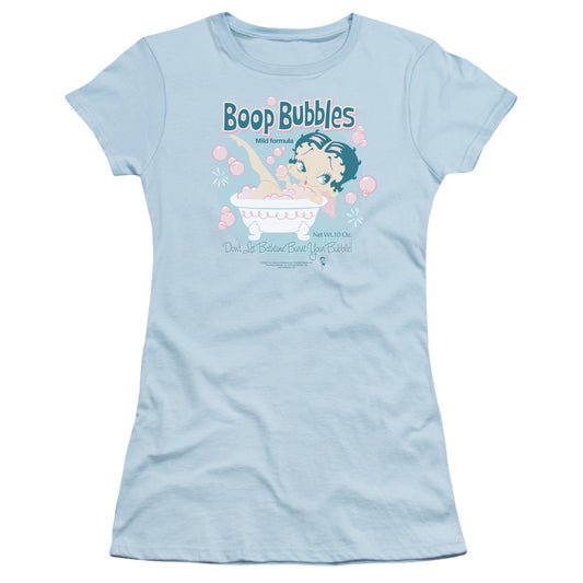 BETTY BOOP BOOP BUBBLES-S/S JUNIOR T-Shirt