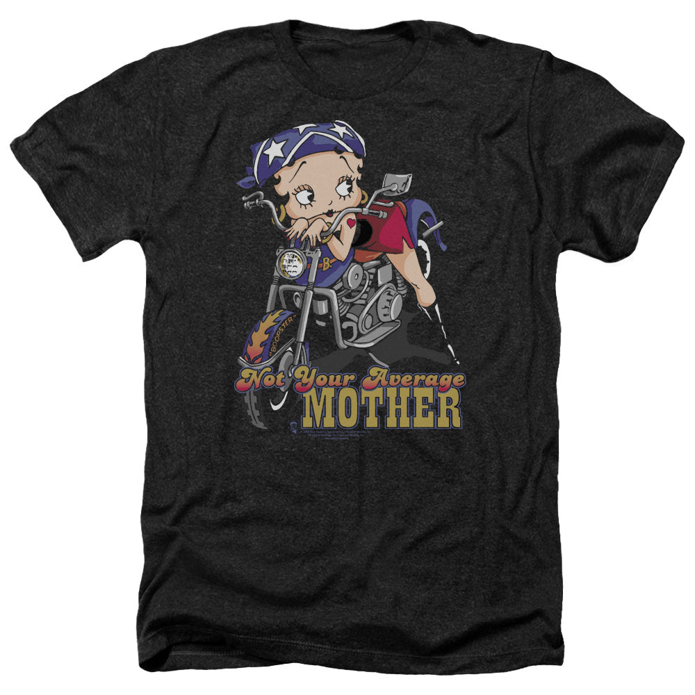 Betty Boop - Not Your Average Mother - Adult Heather-black