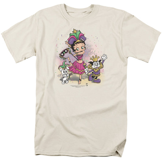 Betty Boop - Celebration - Short Sleeve Adult 18/1 - Cream T-shirt