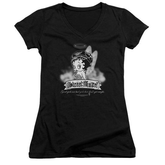 Betty Boop - Street Angel - Junior V-neck - Black