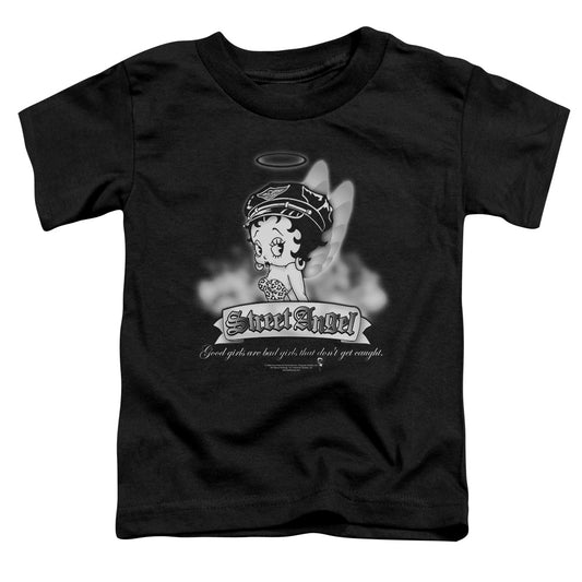 Betty Boop - Street Angel - Short Sleeve Toddler Tee - Black T-shirt