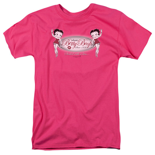 Betty Boop - Classic Boop - Short Sleeve Adult 18/1 - Hot Pink T-shirt