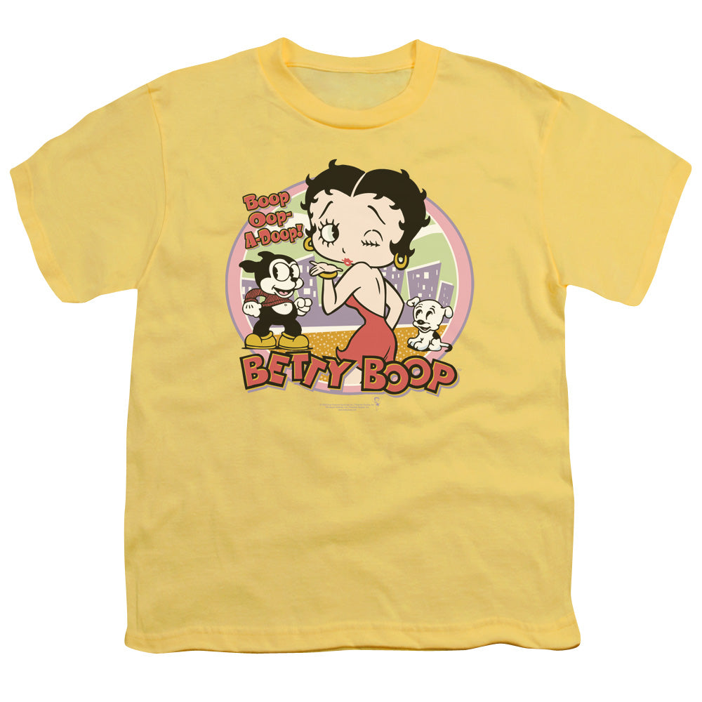 BETTY BOOP KISS - S/S YOUTH 18/1 - BANANA T-Shirt