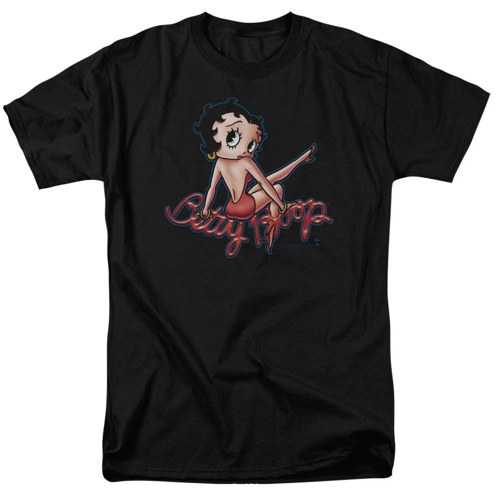 Betty Boop - Bettys Back - Short Sleeve Adult 18/1 - Black T-shirt