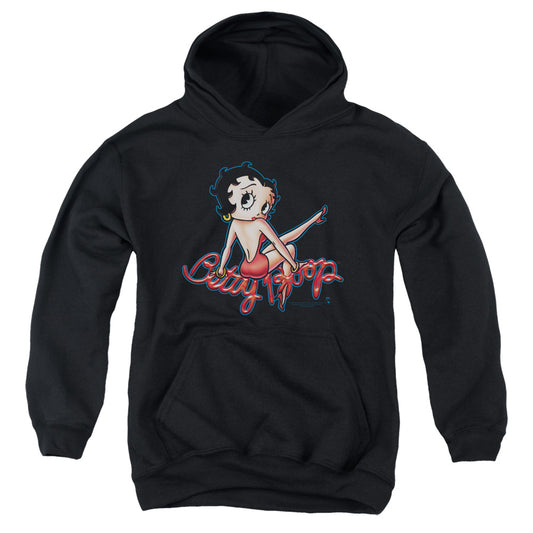 Betty Boop - Bettys Back - Youth Pull-over Hoodie - Black