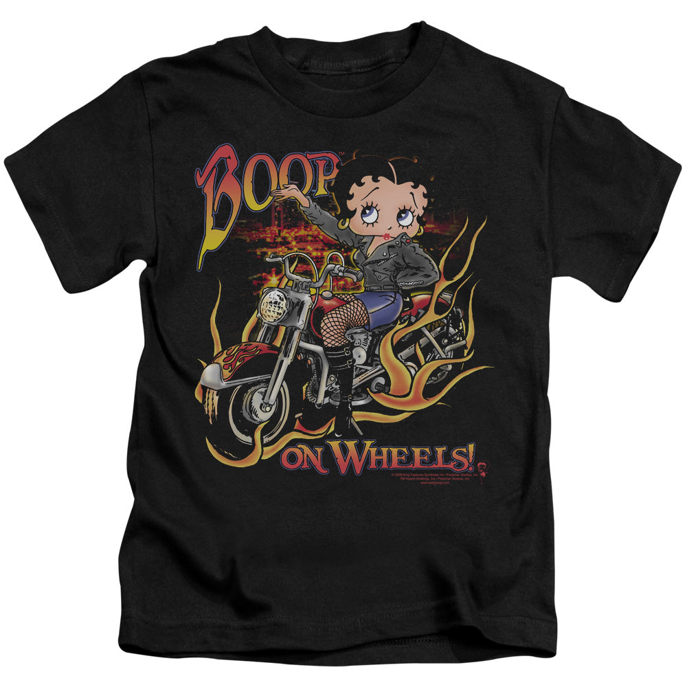 BETTY BOOP ON WHEELS - S/S JUVENILE 18/1 - BLACK - T-Shirt