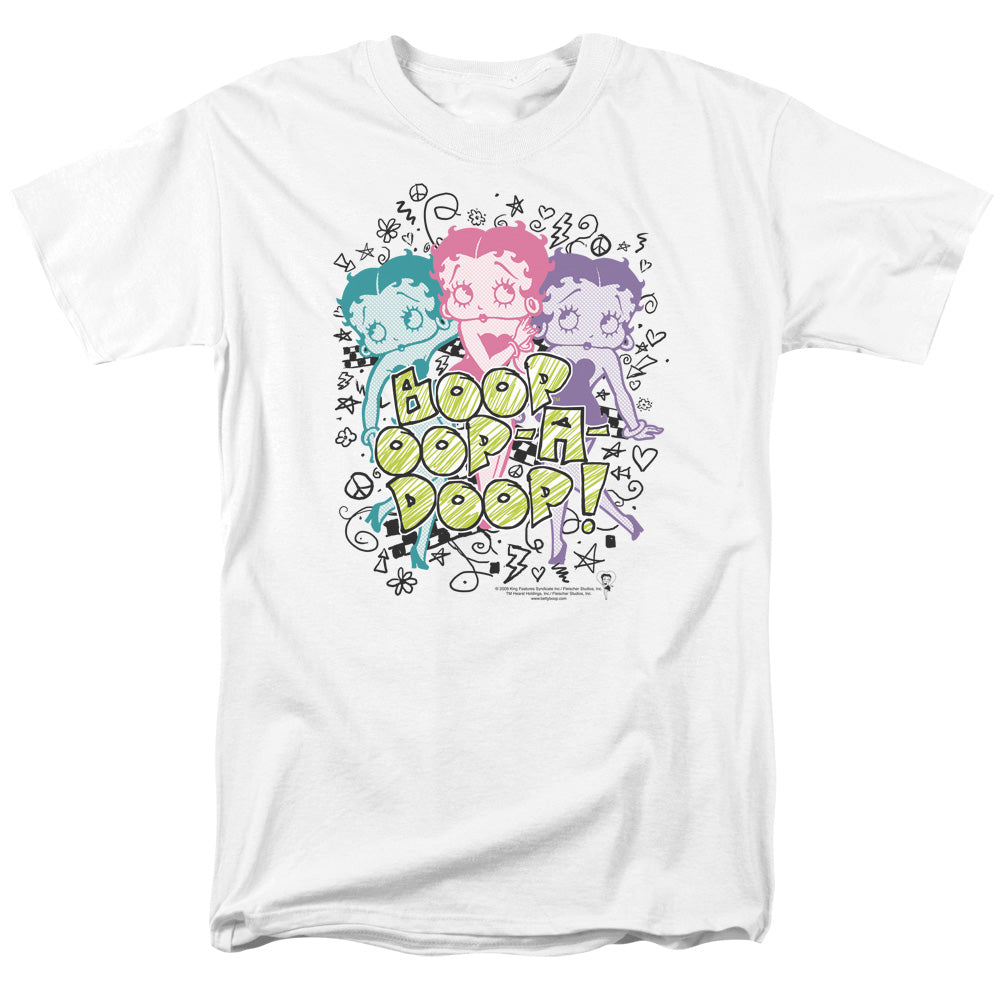 Betty Boop - Sketch - Short Sleeve Adult 18/1 - White T-shirt