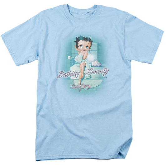 Betty Boop - Bathing Beauty - Short Sleeve Adult 18/1 - Light Blue T-shirt
