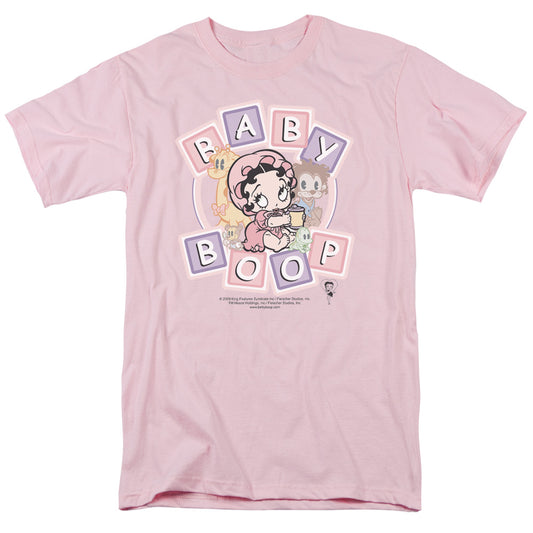 Betty Boop - Baby Boop & Friends - Short Sleeve Adult 18/1 - Pink T-shirt