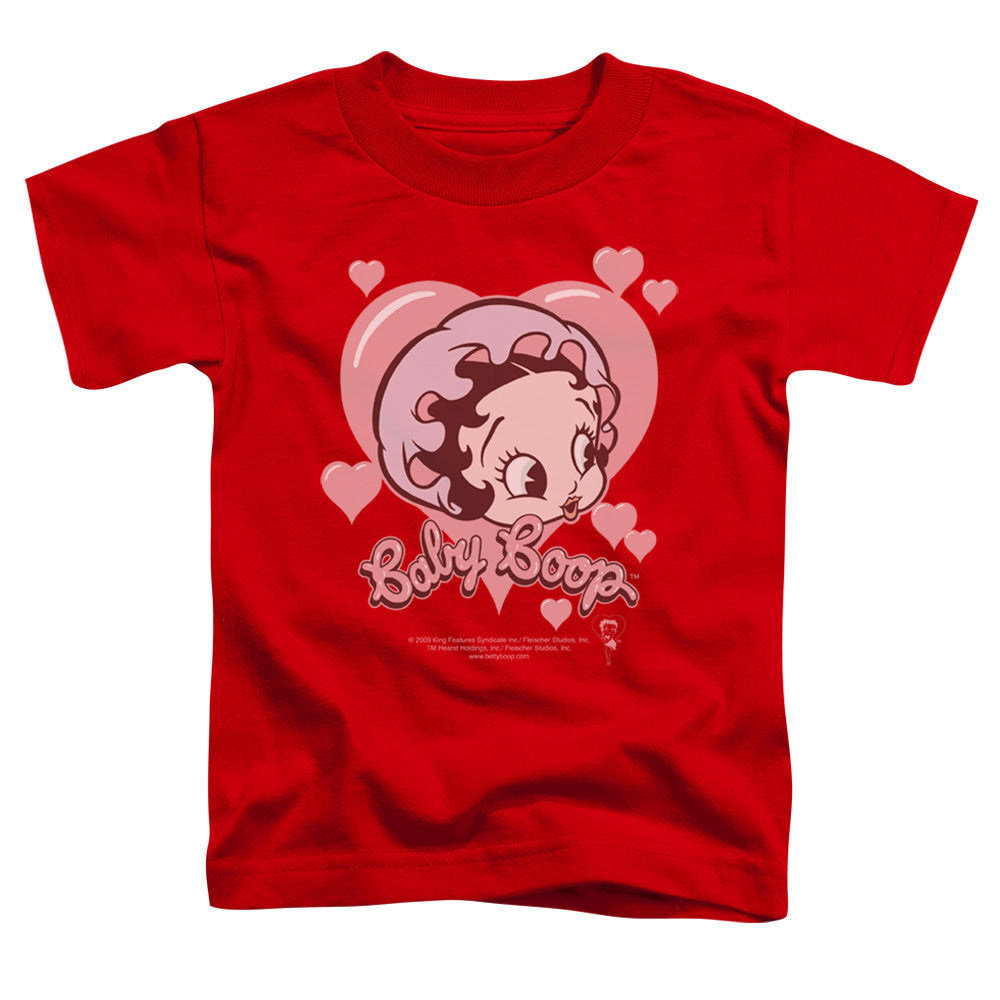 Betty Boop - Baby Heart - Short Sleeve Toddler Tee - Red T-shirt