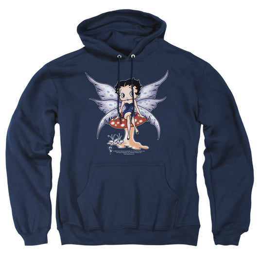 Betty Boop - Mushroom Fairy - Adult Pull-over Hoodie - Navy