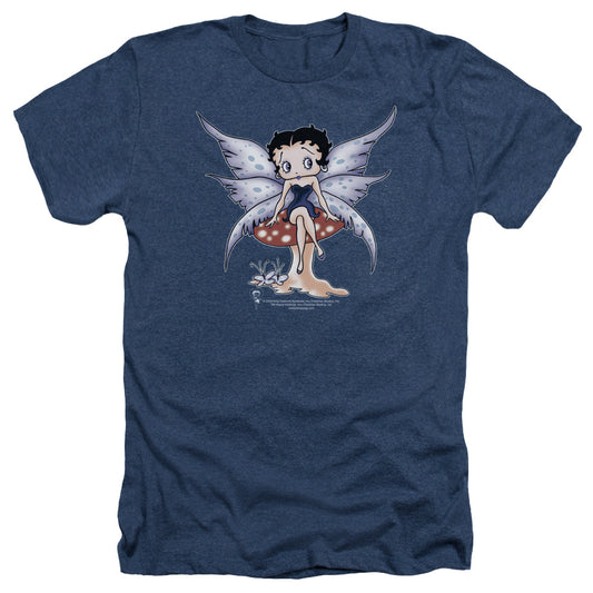 Betty Boop - Mushroom Fairy - Adult Heather - Navy