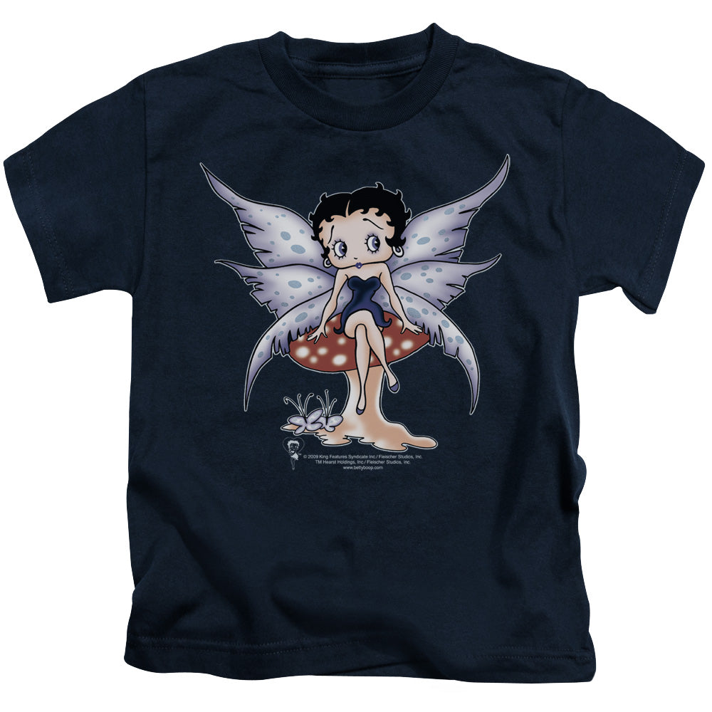 BETTY BOOP MUSHROOM FAIRY - S/S JUVENILE 18/1 - NAVY - T-Shirt