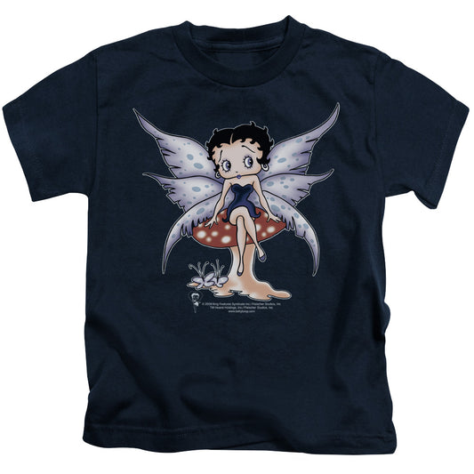 BETTY BOOP MUSHROOM FAIRY - S/S JUVENILE 18/1 - NAVY - T-Shirt