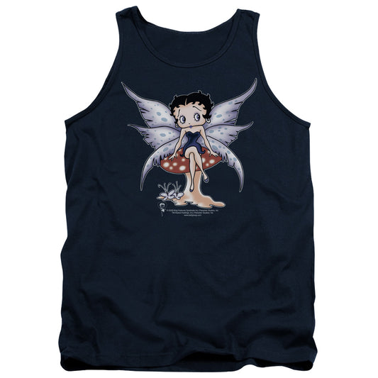 Betty Boop - Mushroom Fairy - Adult Tank - Navy
