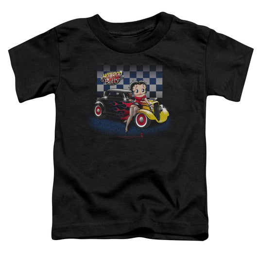 Betty Boop - Hot Rod Boop - Short Sleeve Toddler Tee - Black T-shirt