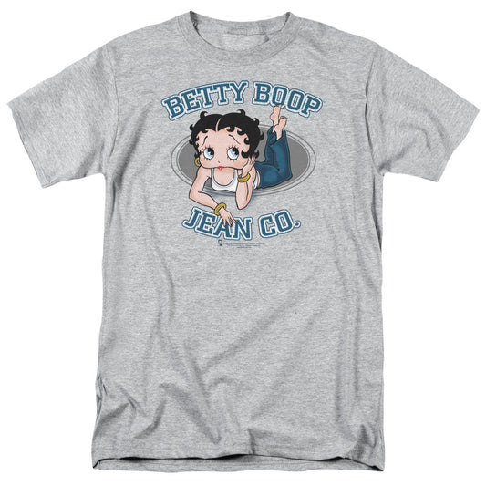 Betty Boop - Jean Co - Short Sleeve Adult 18/1 - Athletic Heather T-shirt