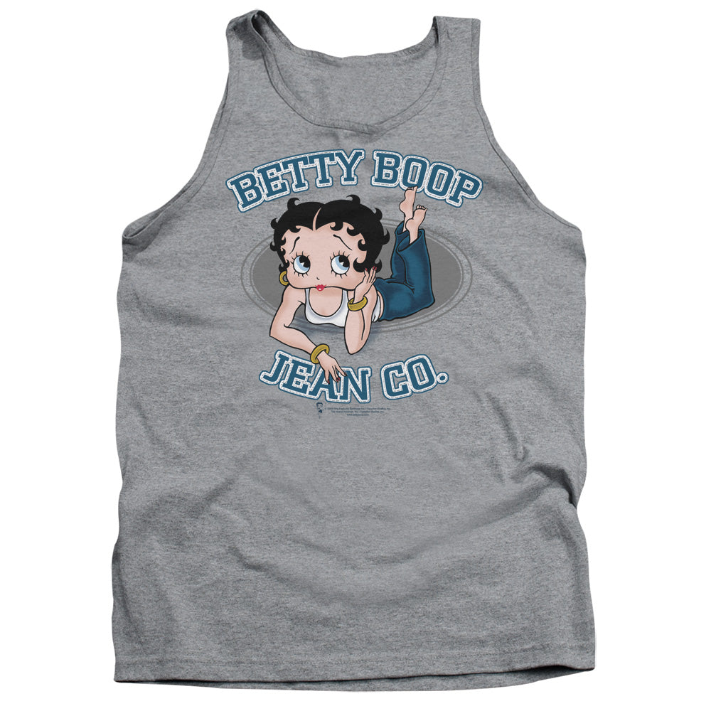 Betty Boop - Jean Co - Adult Tank - Athletic Heather