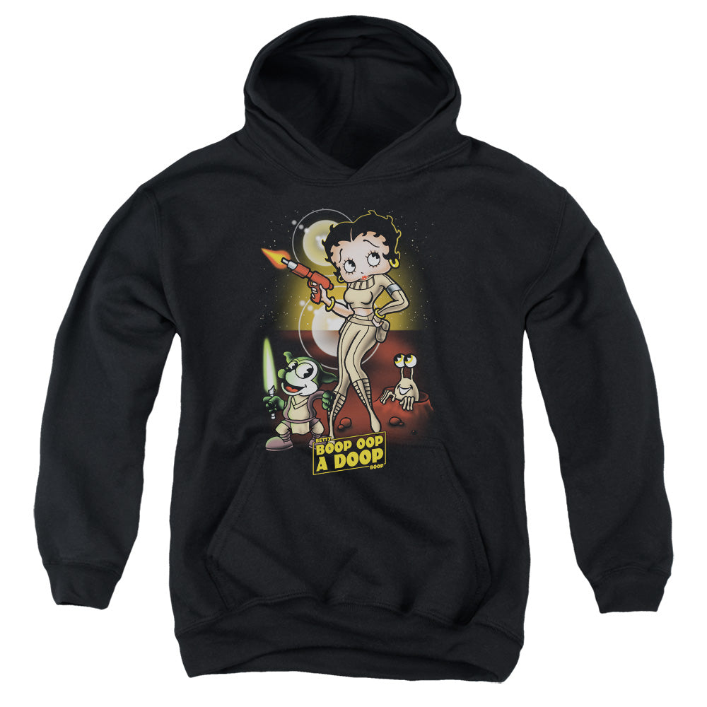 Betty Boop - Star Princess - Youth Pull-over Hoodie - Black