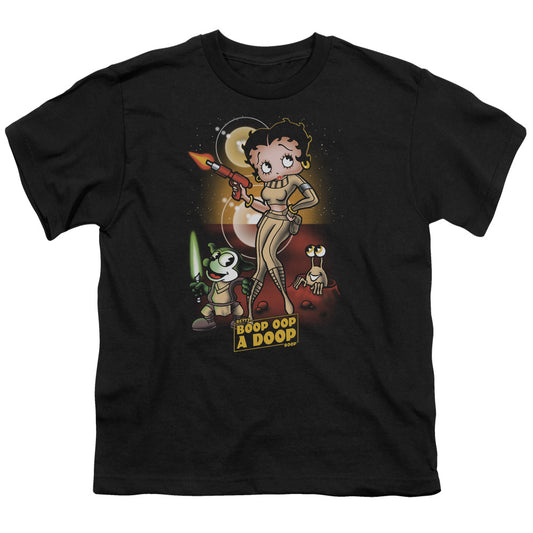 Betty Boop - Star Princess - Short Sleeve Youth 18/1 - Black T-shirt