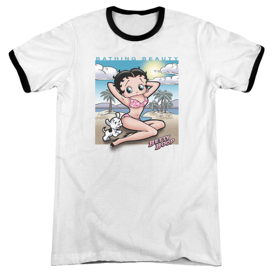 Betty Boop Sunny Boop - Adult Ringer - White/black
