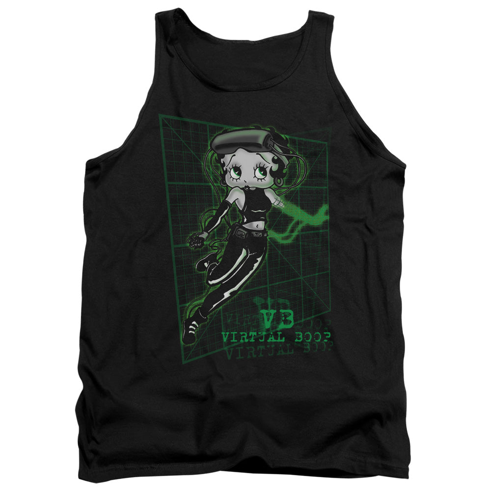 Betty Boop - Virtual Boop - Adult Tank - Black