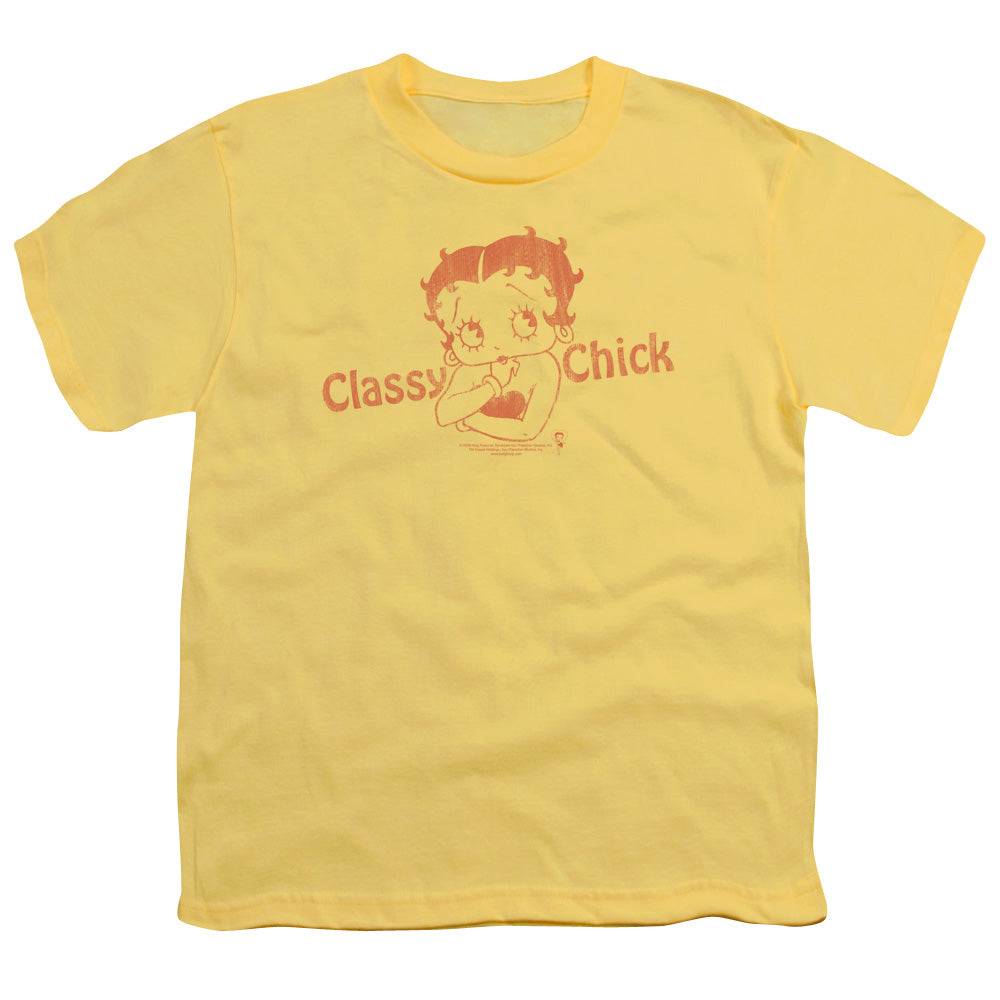 BETTY BOOP CLASSY CHICK - S/S YOUTH 18/1 - BANANA T-Shirt
