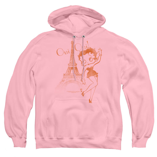 Betty Boop - Oui Oui - Adult Pull-over Hoodie - Pink