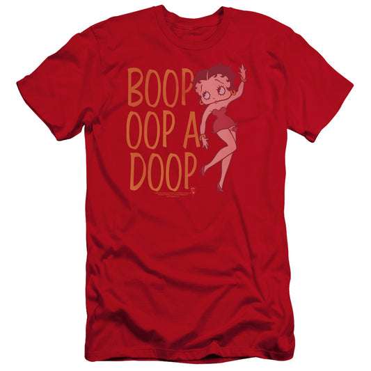 Betty Boop - Classic Oop-premuim Canvas Adult Slim Fit 30/1 - Red