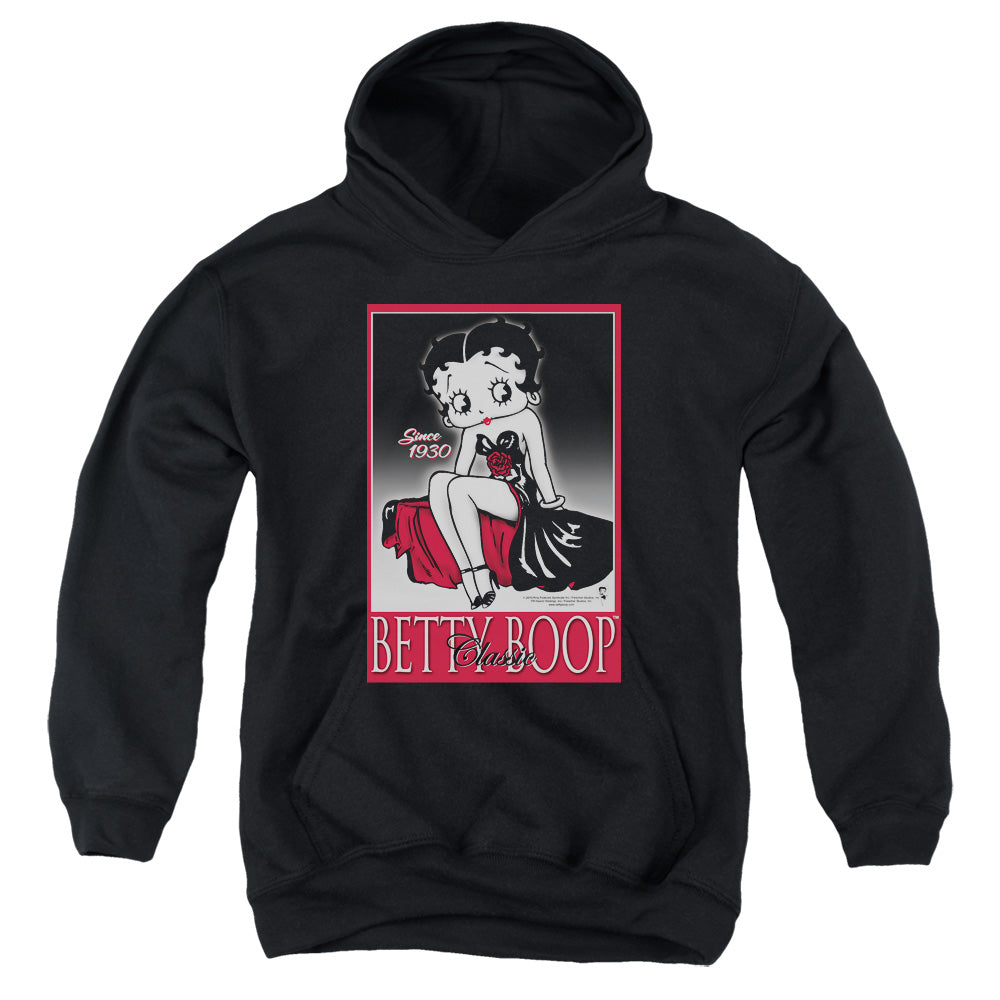 Betty Boop - Classic - Youth Pull-over Hoodie - Black