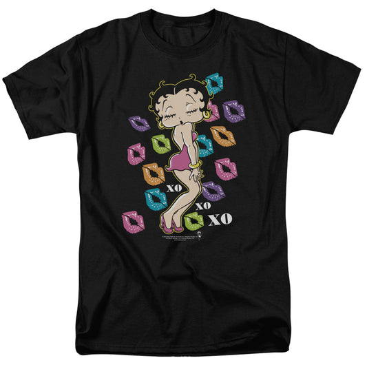Betty Boop - Tripple Xo - Short Sleeve Adult 18/1 - Black T-shirt
