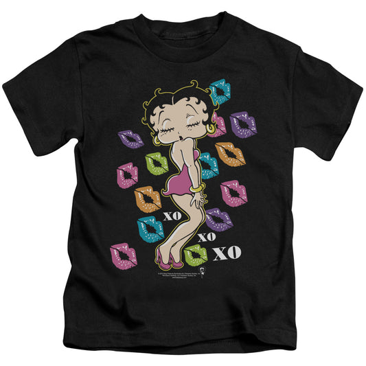 BETTY BOOP TRIPPLE XO - S/S JUVENILE 18/1 - BLACK - T-Shirt