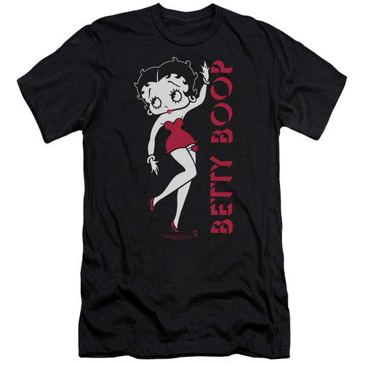 Betty Boop - Classic-premuim Canvas Adult Slim Fit 30/1 - Black